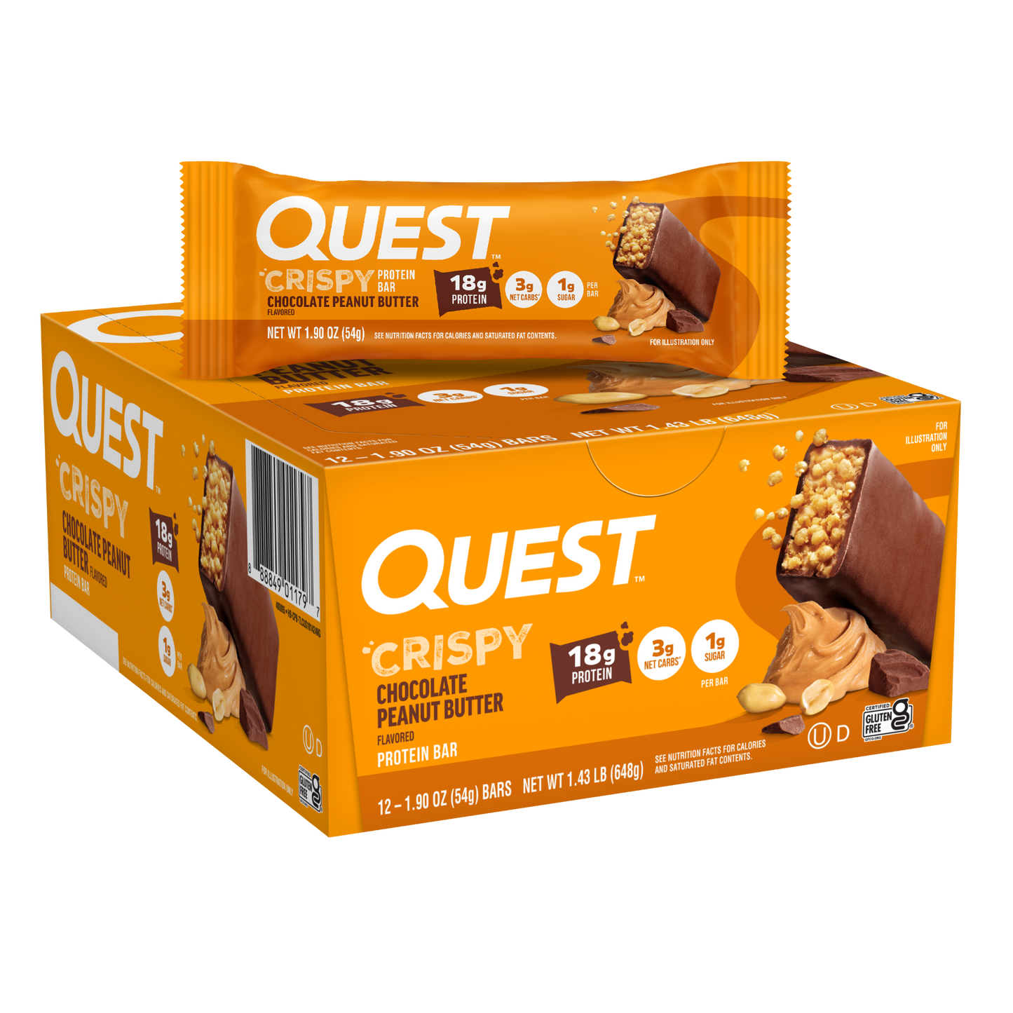 chocolate-peanut-butter-crispy-hero-protein-bars-l4 400095_QN_USA_Pkg_Crispy_ProteinBar_CPB_12ctCarton_3D_Composite_Force.png